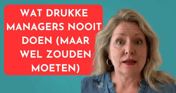 Simpel en doeltreffende tip voor leiders om weer met energie door te kunnen